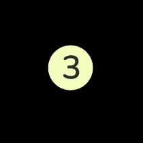 Номер 3 — значок карточки преимуществ
